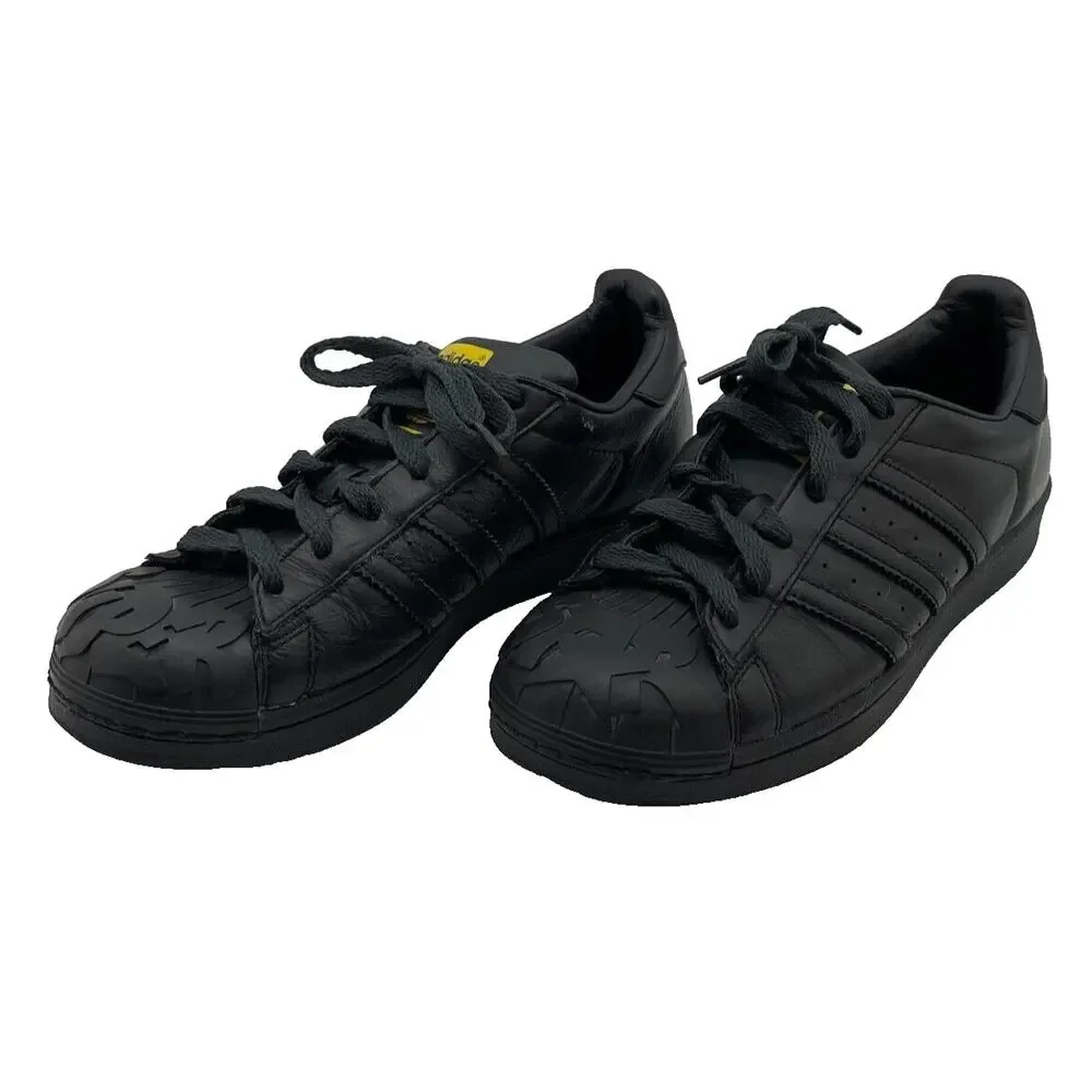 ADIDAS Pharrell Williams Superstar S83347 Men's Shoes US Size 5 1/2 Black